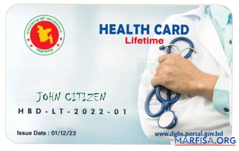 Bangladesch Gesundheit Karte Vorlage