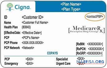 USA Cigna Gesundheit Versicherung Karte Mockup