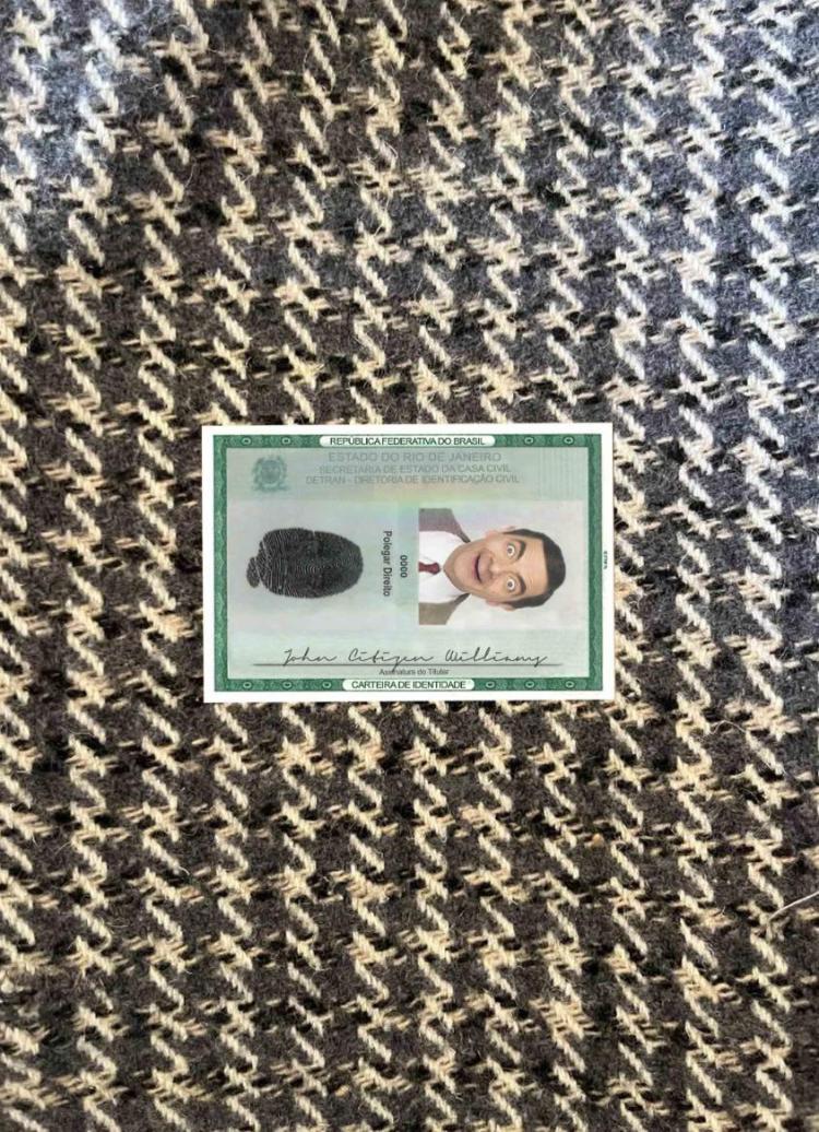 Реалистичный Бразилия ID Шаблон (2010 ΓÇô Настоящий) фотообраз Лицевая сторона