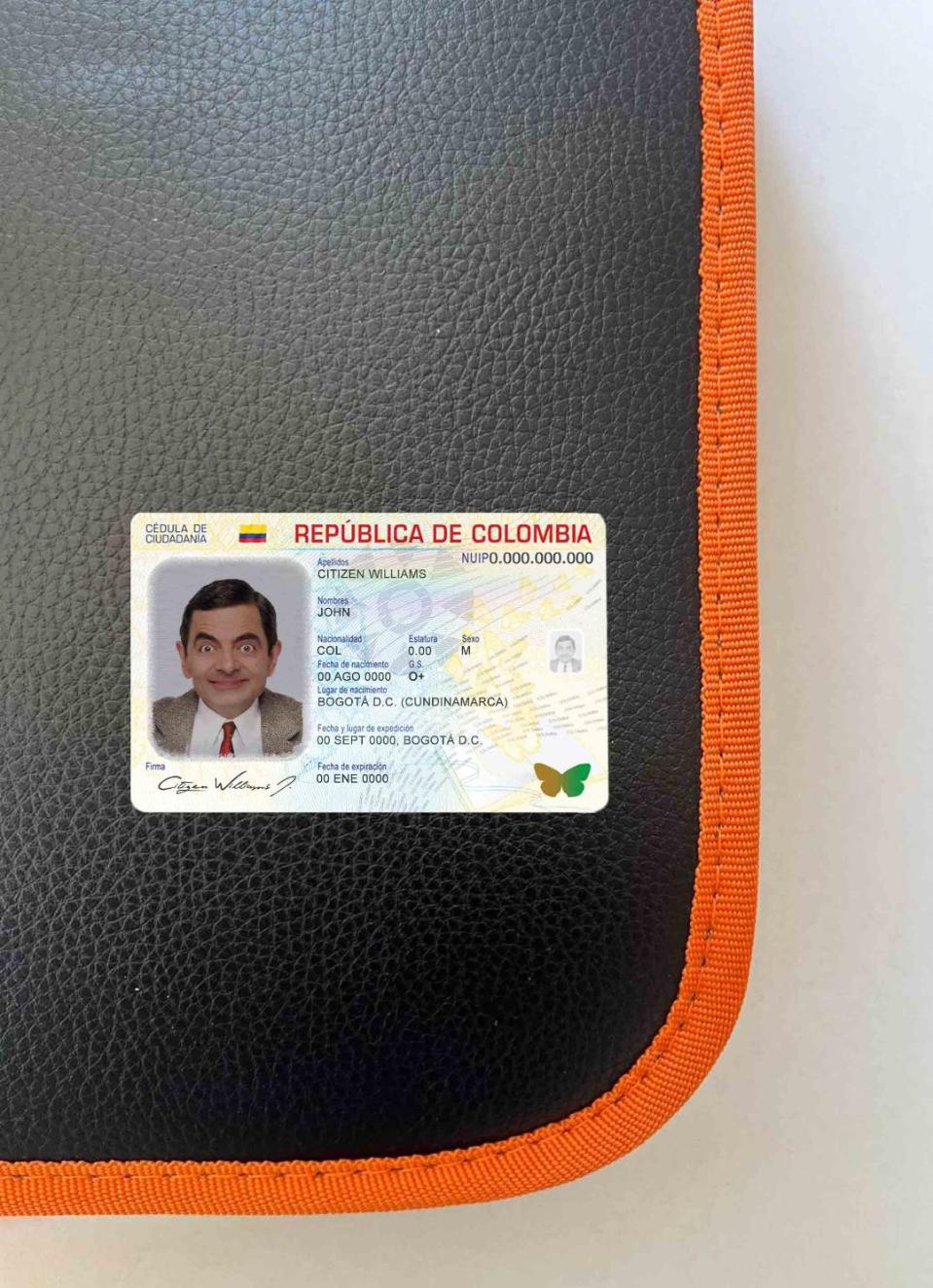 Колумбия ID (2020 ΓÇô Настоящий) фотообраз Лицевая сторона дизайн