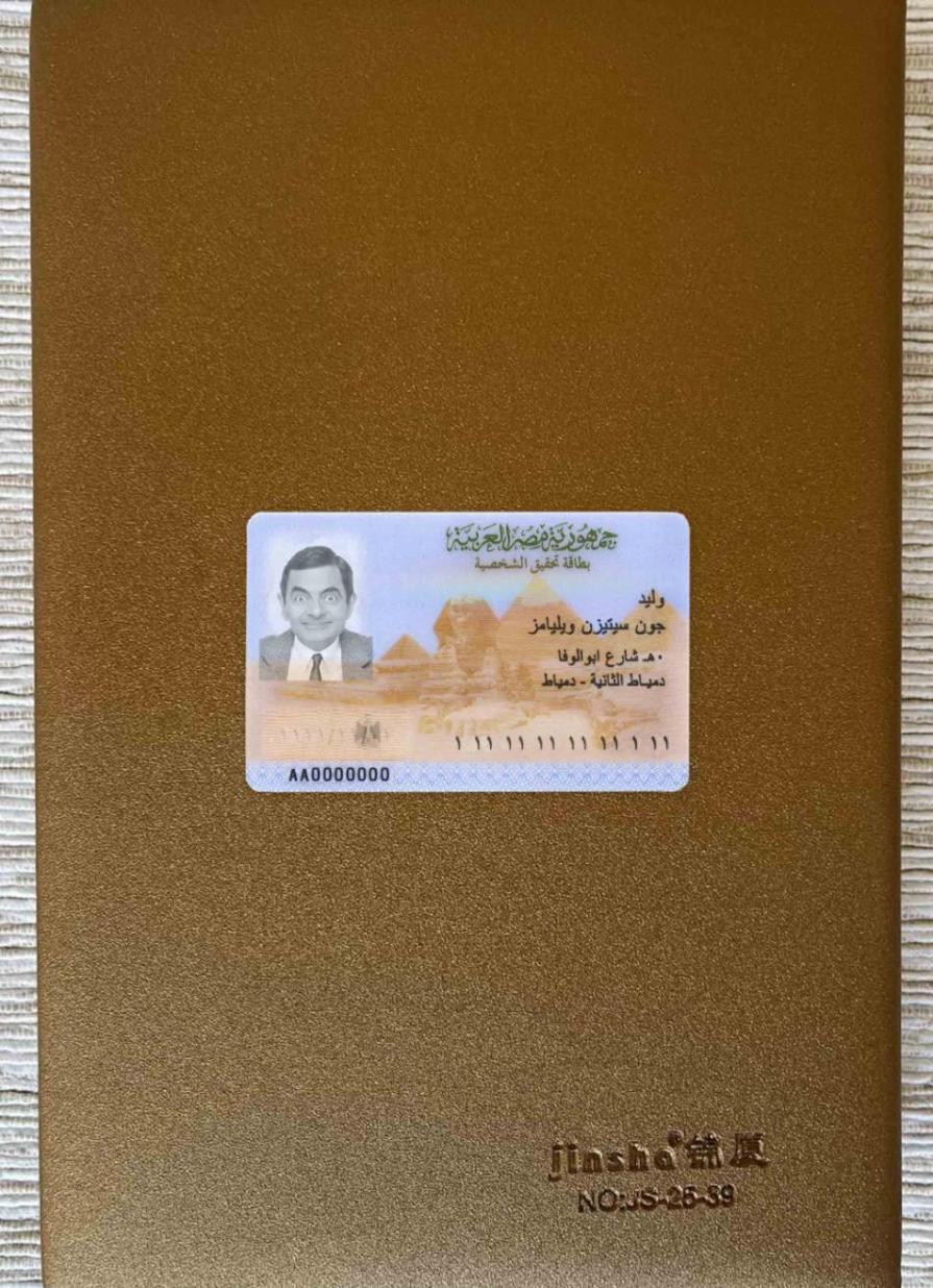 Египет ID фотообраз Лицевая сторона дизайн