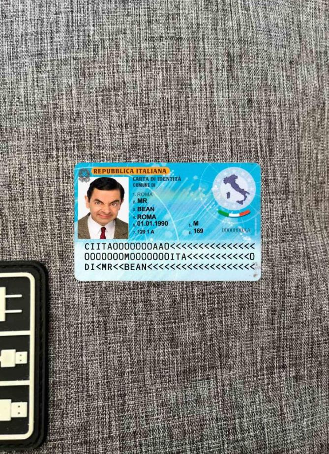Италия ID (2006 ΓÇô 2016) фотообраз Лицевая сторона дизайн