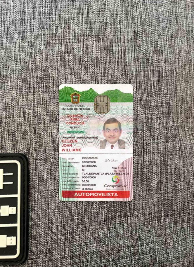 Мексика ID Версия 2 фотообраз образец