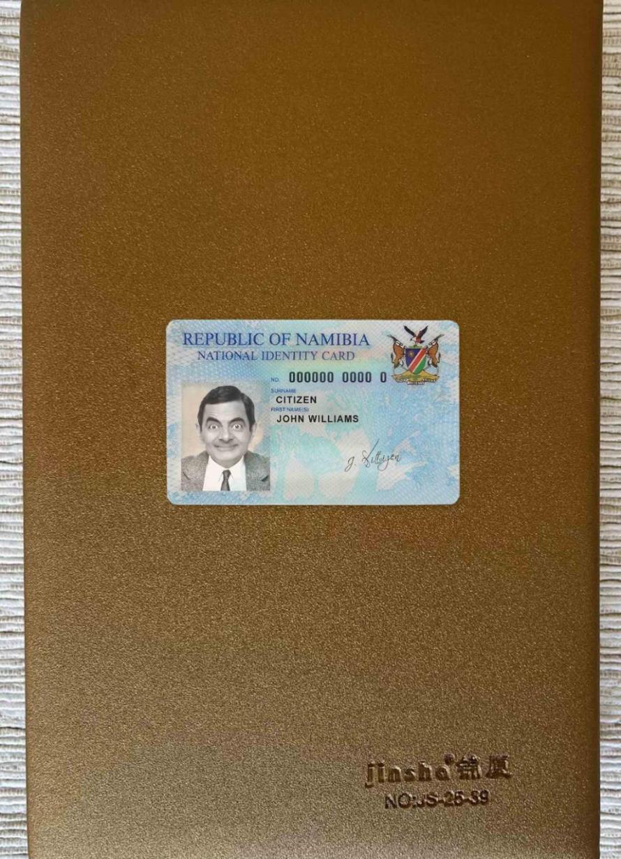 Намибия ID фотообраз Лицевая сторона макет