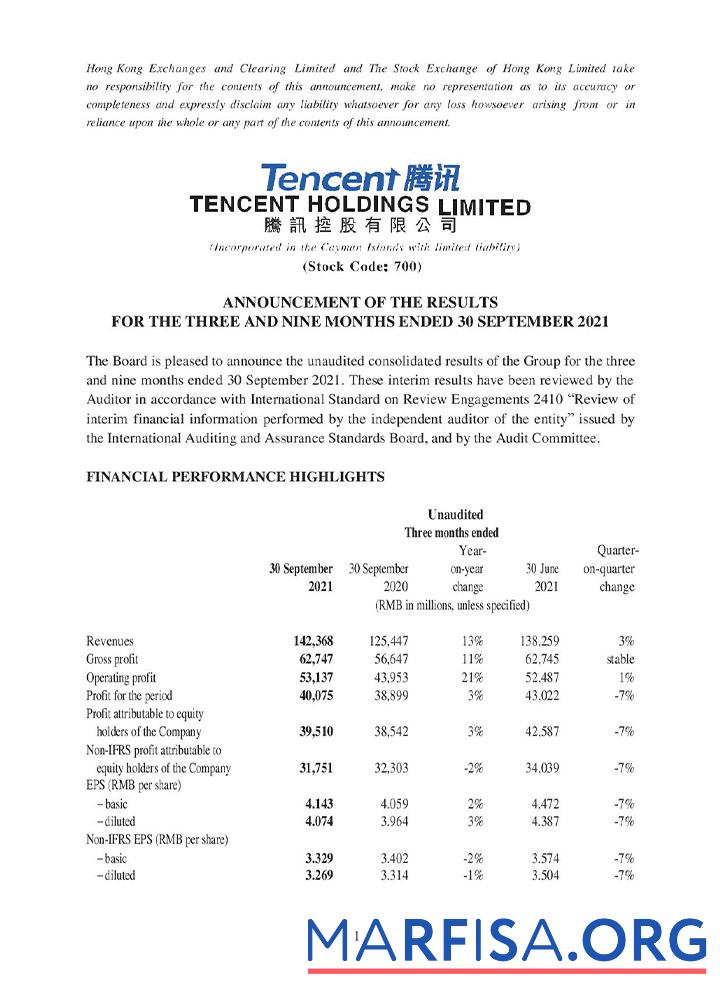 USA Tencent Rechnung Probe