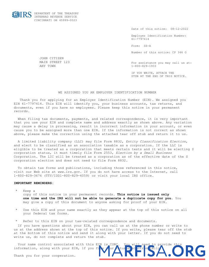 США Internal Доход Услуга employee cert Версия 2 шаблон