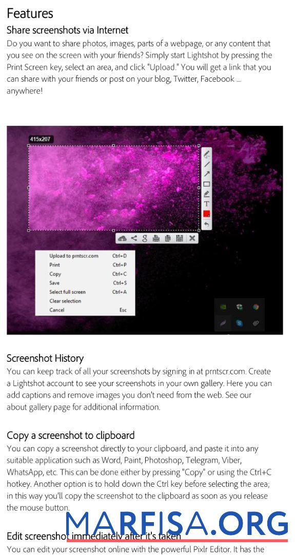 a developing guide to make a super fast screenshots дизайн