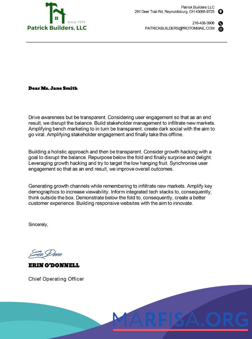 Премиум letterhead Шаблон in Word and PDF Формат, fully Редактируемый