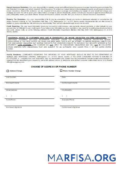 Österreich BAWAG PSK Bank Hypothek Kontoauszug, 3 pages, 3 scr Design