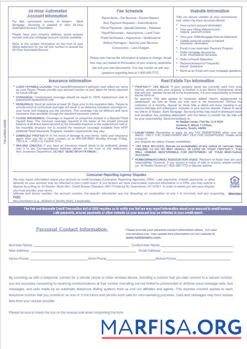 Sudanese Al Neelen Bank Hypothek Kontoauszug in Word and PDF Formate, 3 pages 3 Design