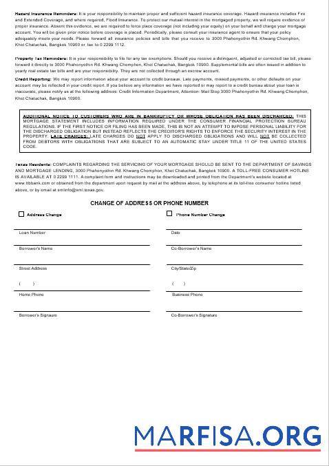Thailand TMBThanachart Bank Hypothek Kontoauszug in Word and PDF Formate 3 Mockup