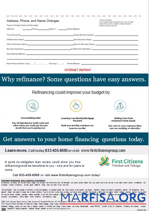 Trinidad und Tobago First Citizens Bank Hypothek Kontoauszug in Word and PDF Formate, 3 pages 3 Probe