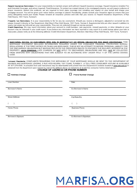 Tunisian ATB Bank Hypothek Kontoauszug in Word and PDF Formate 3 Probe