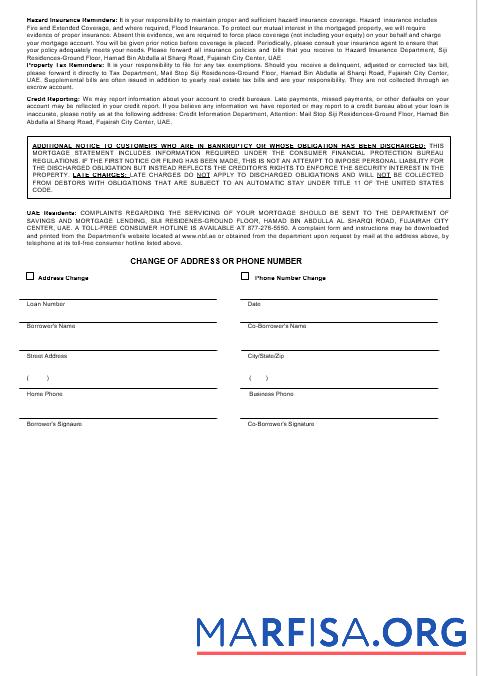 VAE Fujeirah National Bank Hypothek Kontoauszug in Word and PDF Formate 3 Mockup