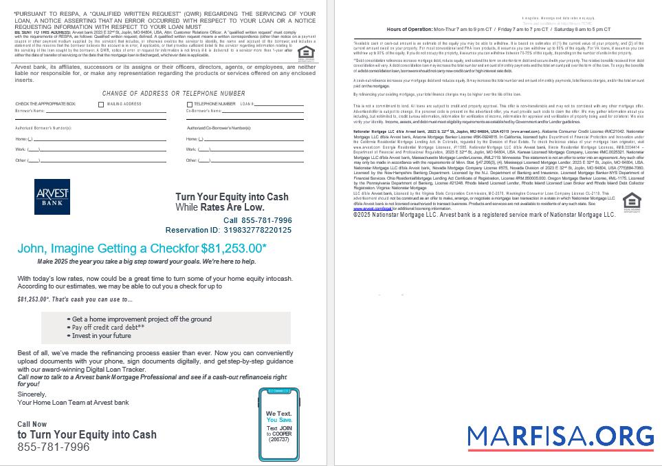 USA Arvest Bank Hypothek Darlehen Kontoauszug in Word and PDF Formate , 4 pages 3 4 Vorschau