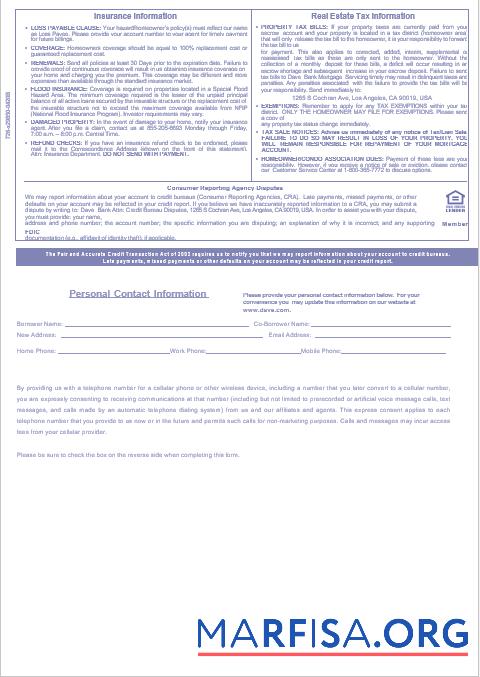USA Dave Bank Hypothek Kontoauszug in Word and PDF Formate, 3 pages 3 Vorschau
