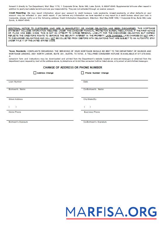 USA Dovenmuehle Hypothek Kontoauszug, 3 pages 3 scr Mockup