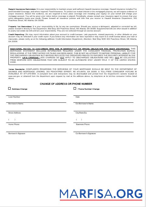 USA Georgian SunTrust Bank Hypothek Kontoauszug in Word and PDF Formate 3 Vorlage