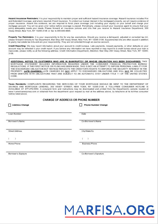 USA Neu York American Express Blau Bank Hypothek Kontoauszug in Word and PDF Formate 3 Vorschau