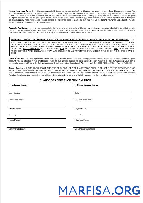 USA Suncoast Bank Hypothek Kontoauszug in Word and PDF Formate 3 Vorschau