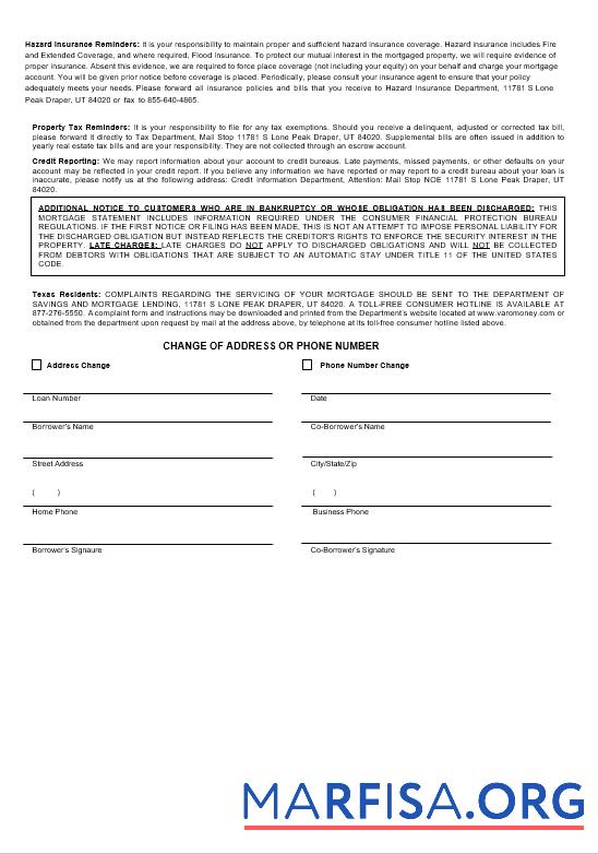 USA Varo Bank Hypothek Kontoauszug in Word and PDF Formate 3 Vorlage