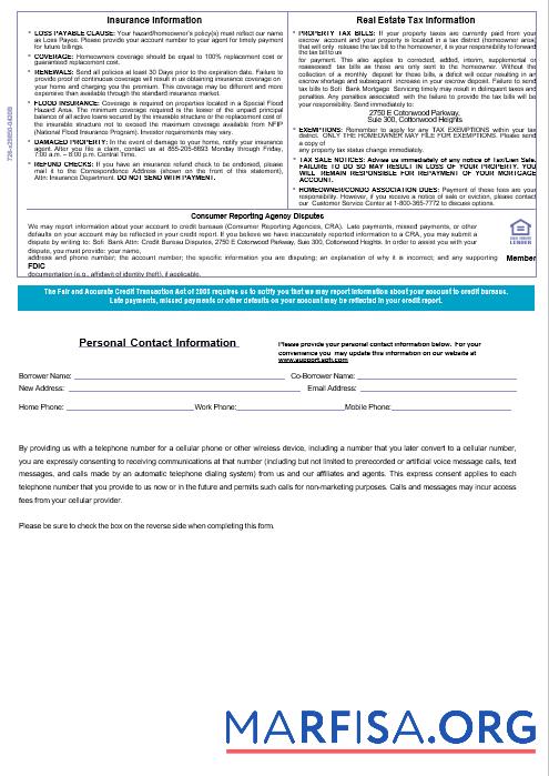 USA Sofi Bank Hypothek Kontoauszug in Word and PDF Formate, 3 pages (2) Mockup