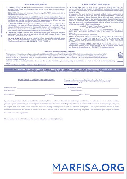 Vereinigte Arabische Emirate Investition Bank Hypothek Kontoauszug in Word and PDF Formate, 3 pages 3 Probe