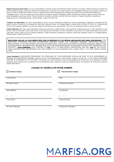 Vereinigtes Königreich Citibank Bank Hypothek Kontoauszug in Word and PDF Formate 3 Design