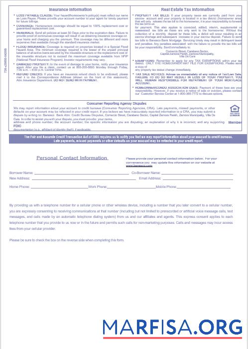 Venezuela Banesco Bank Hypothek Kontoauszug in Word and PDF Formate, 3 pages 3 Design