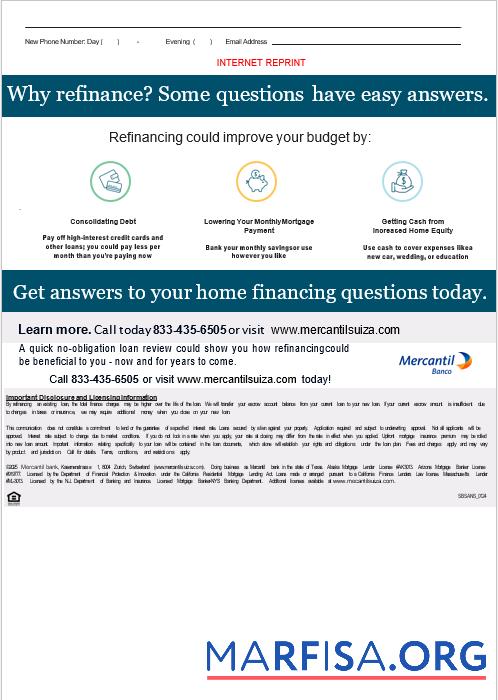 Venezuela Mercantil Bank Hypothek Kontoauszug in Word and PDF Formate, 3 pages Design