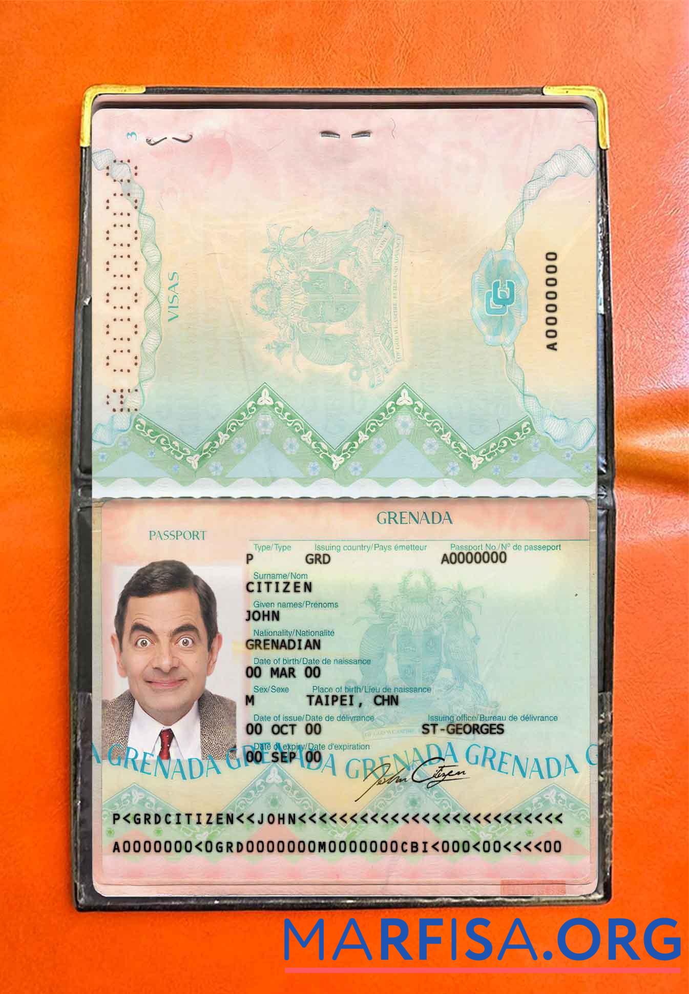 Grenada pass Foto look Design