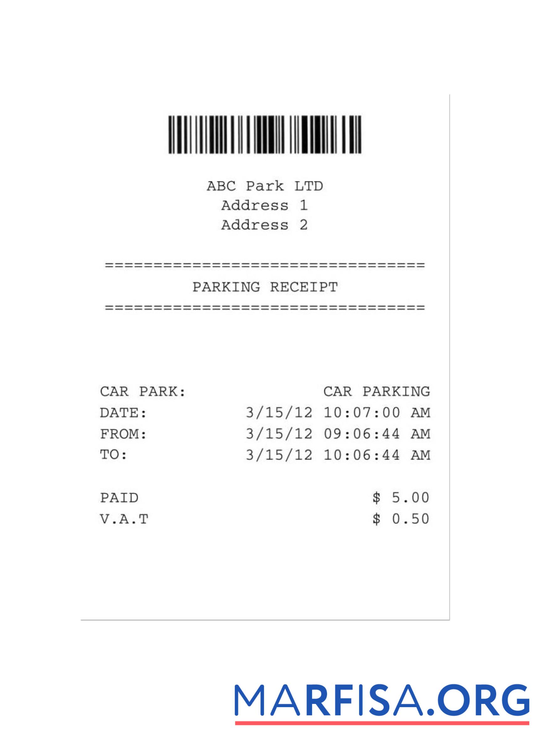 ABC PARK(PARKING) LTD Zahlung check Probe