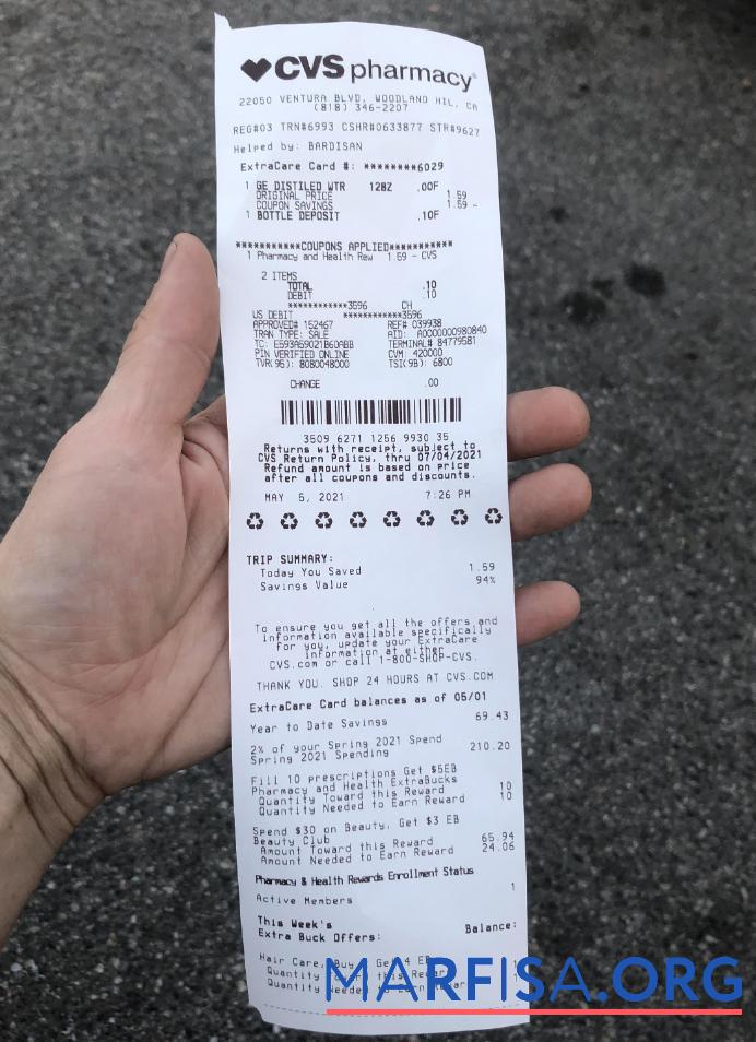 Cvs pharmacy check Vorschau