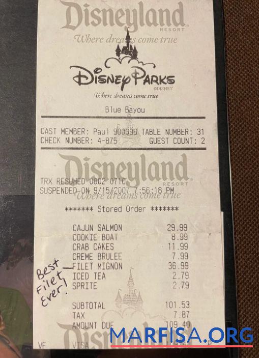 Disneyland park Zahlung check Vorschau