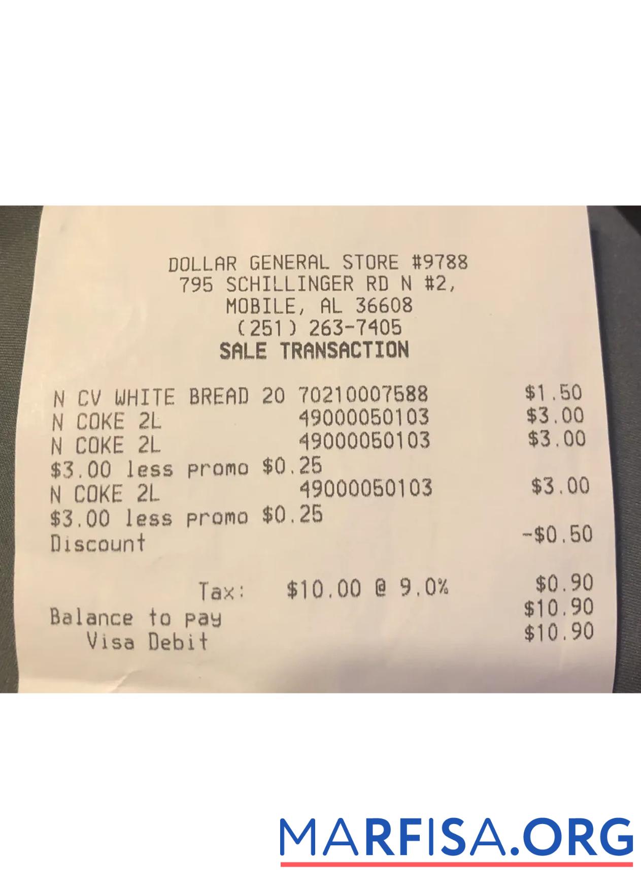 Dollar general store paymet check Design