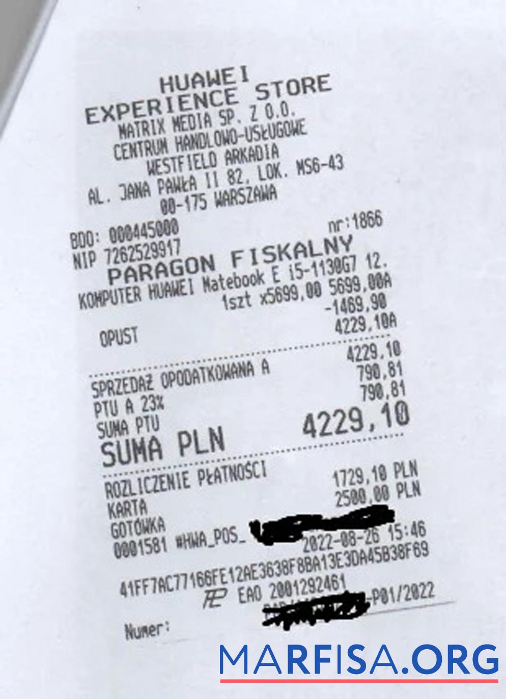 Huawei store Zahlung check Design