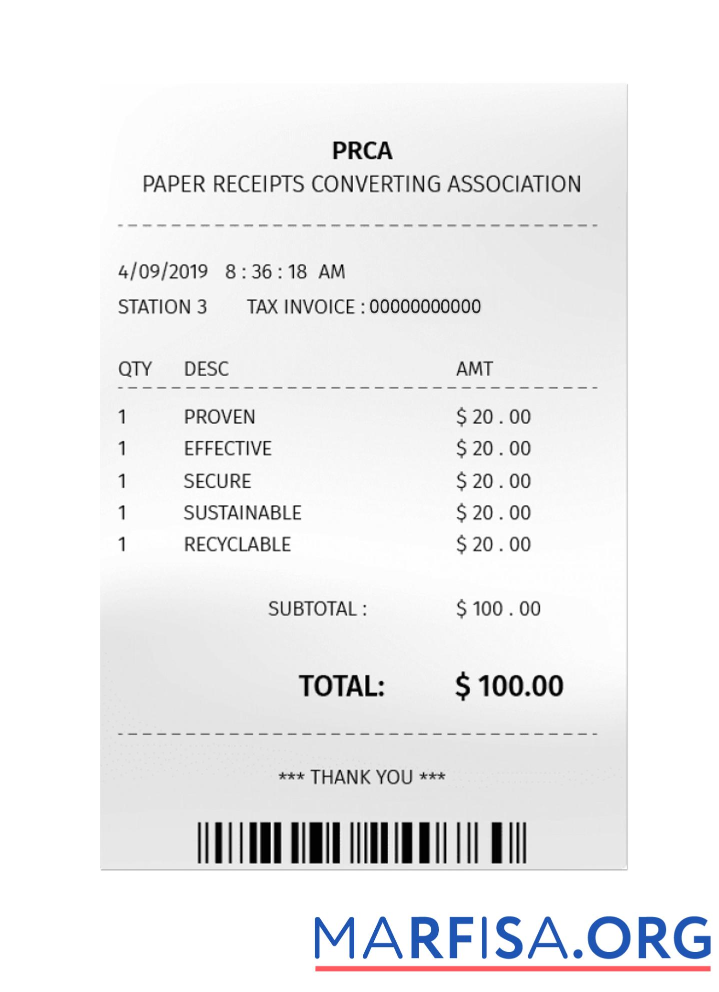 PRCA Zahlung check Vorschau