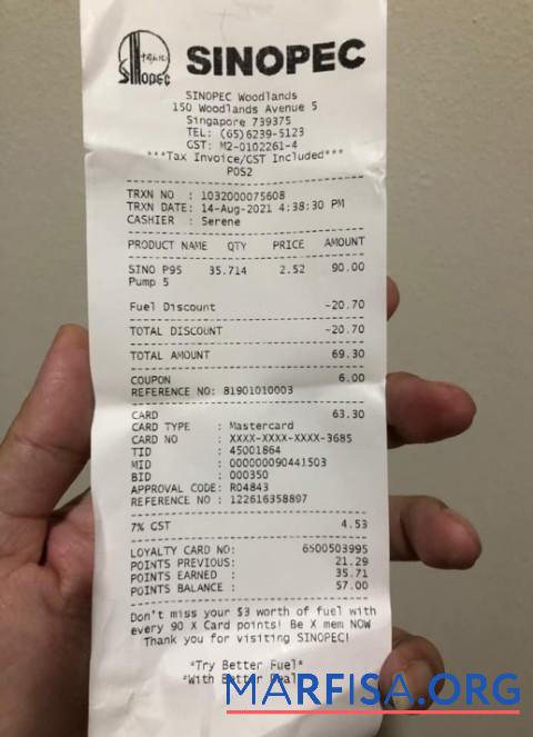 Sinopec group Zahlung check Vorschau
