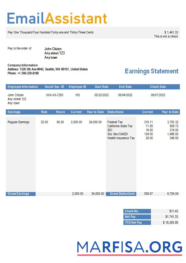 Электронная почта services Компания earning Выписка из банка шаблон
