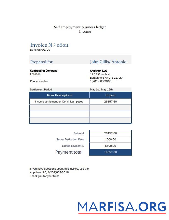 Self трудоустройство pay stub предпросмотр