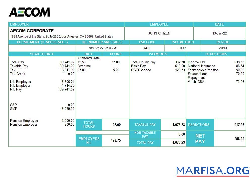 США Aecom construction Компания (1) шаблон