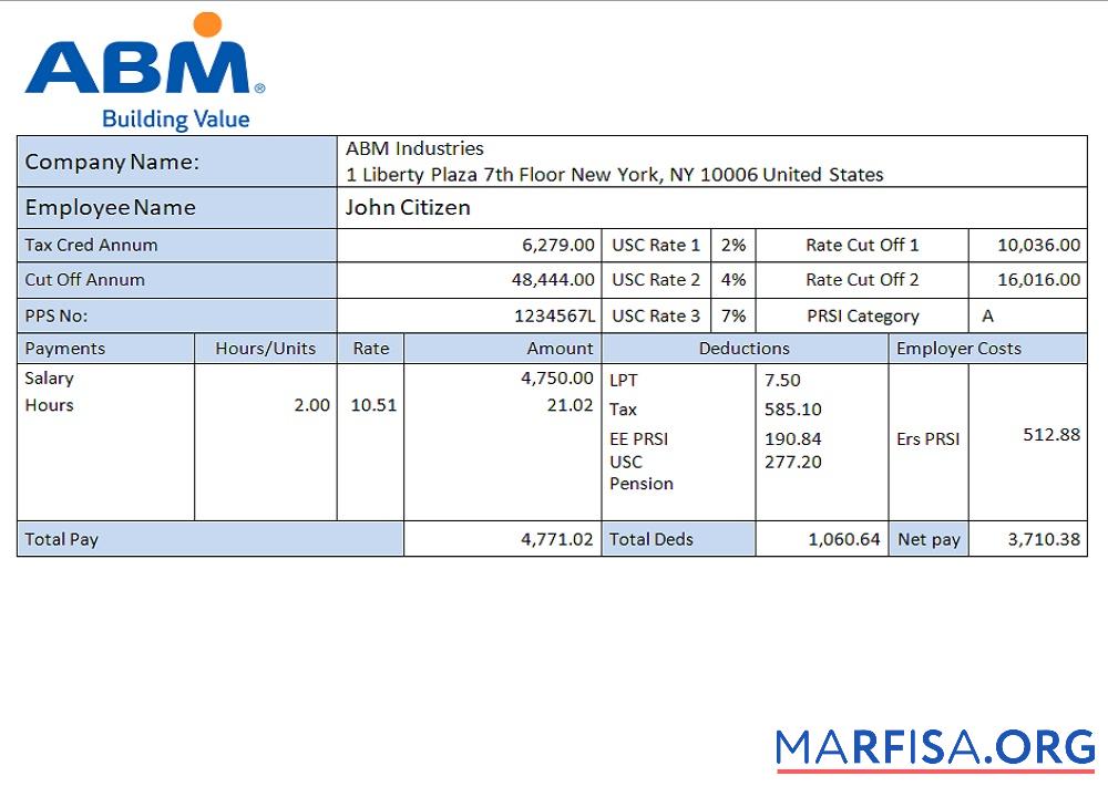 США Facility Services Компания employee sheet образец