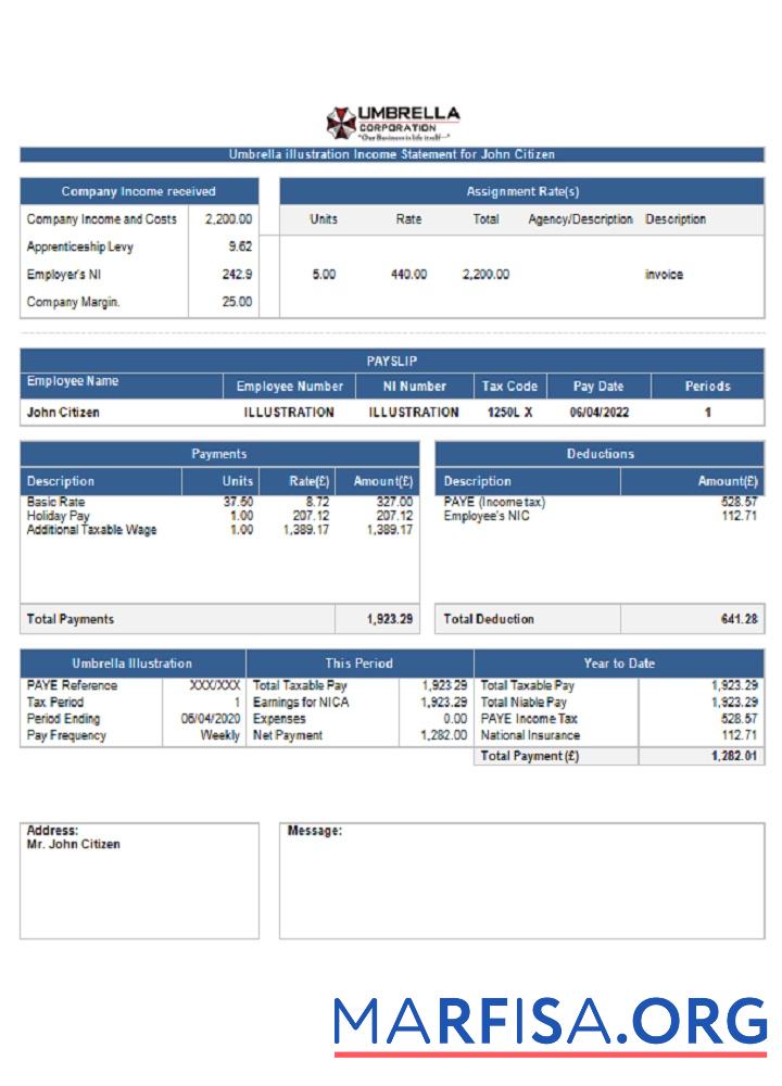 США Umbrella pharmaceutical Компания pay stub образец