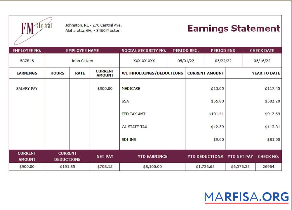 США Страхование Компания earning Выписка из банка образец