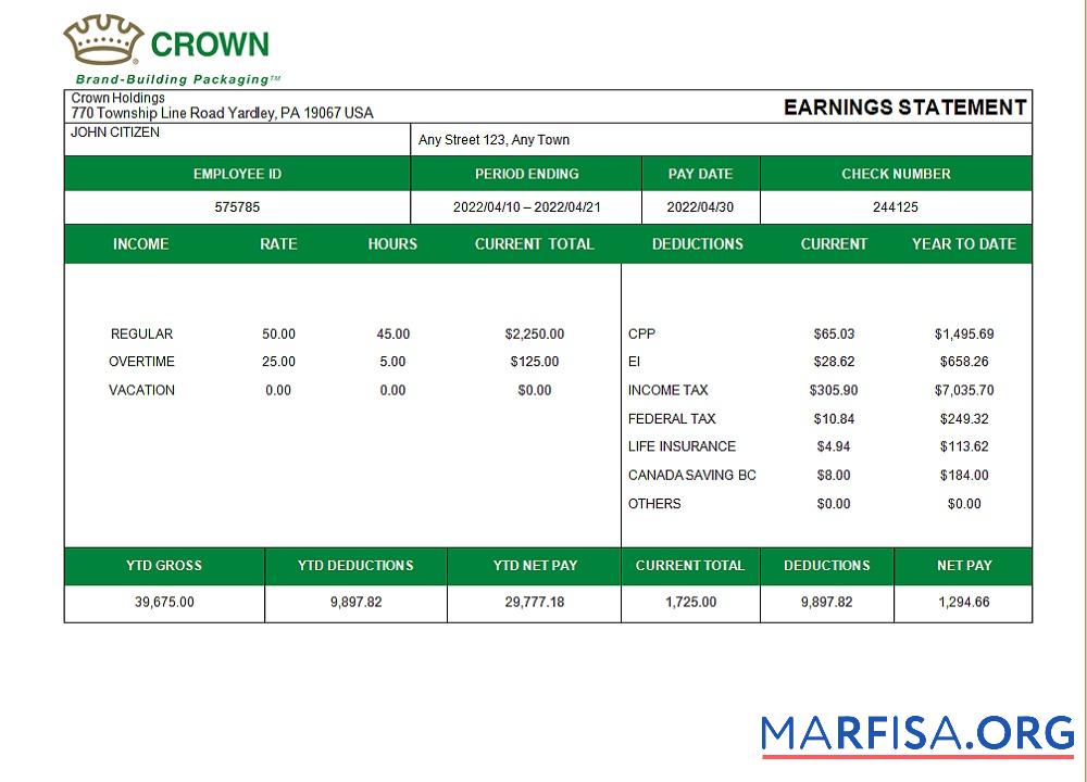 США packaging Компания employee sheet предпросмотр