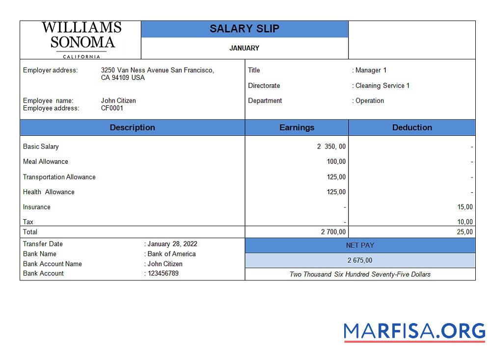 США retail Компания employee sheet 2 предпросмотр