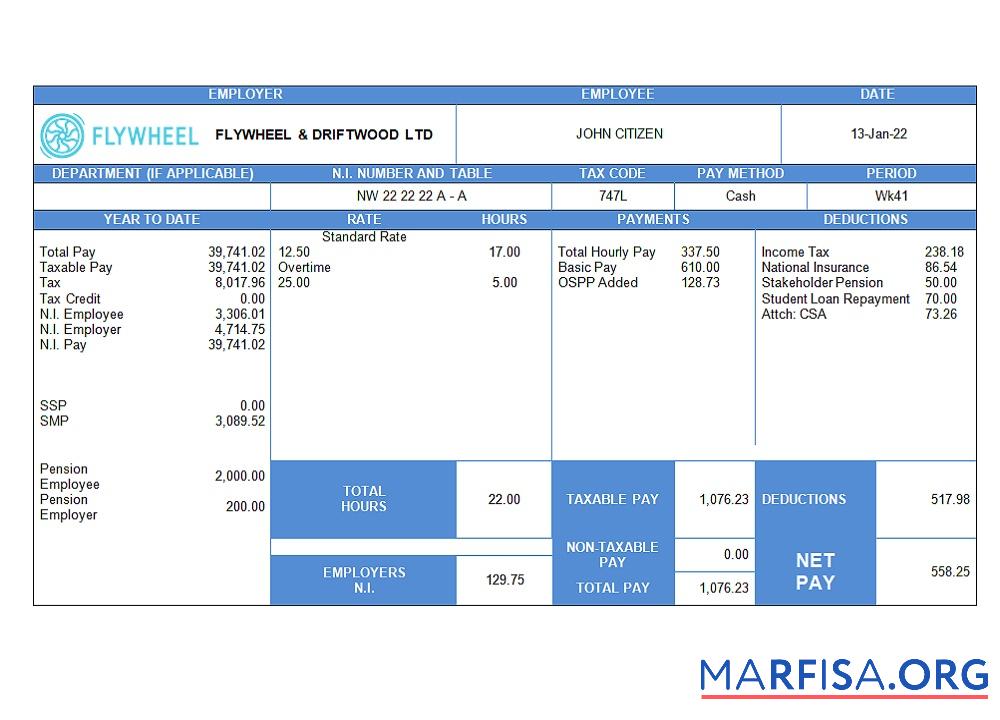 Великобритания flywheel & driftwood Компания employee sheet предпросмотр