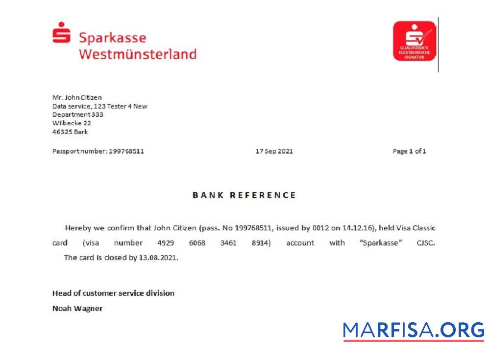 Германия Sparkasse closure Справка предпросмотр