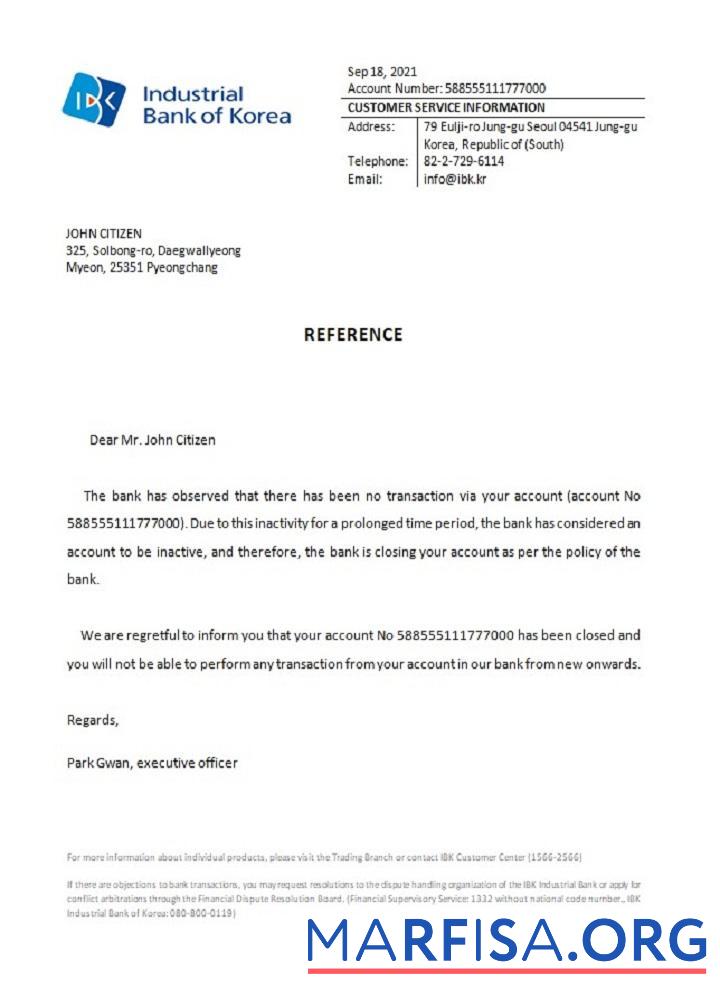 Korea Industrial Банковский closure Справка дизайн