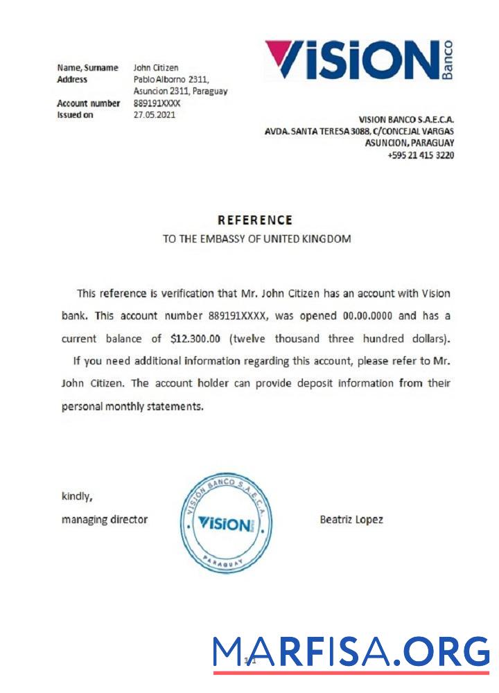 Парагвай Vision Справка дизайн